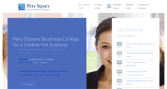 Desktop Screenshot of perysquarebusinesscollege.ie